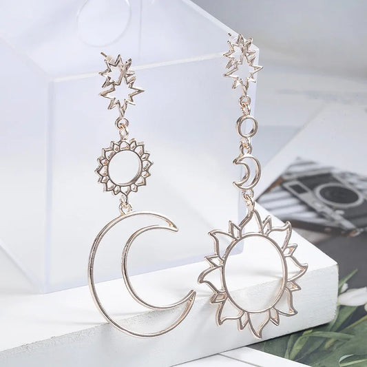 Sun Moon Earrings