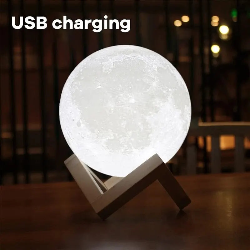 3D Moon Lamp