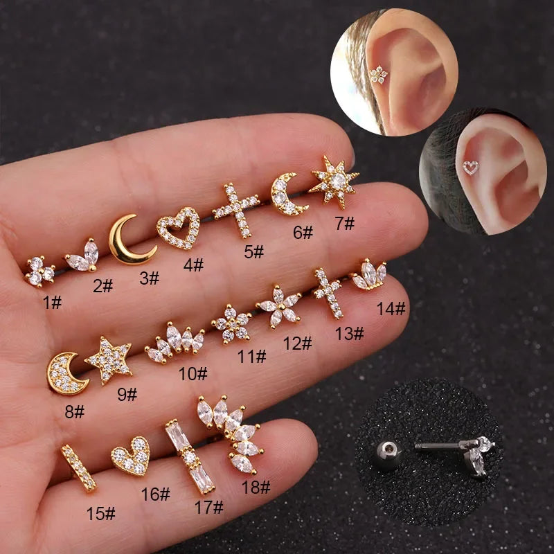 Stainless Steel Piercing Set