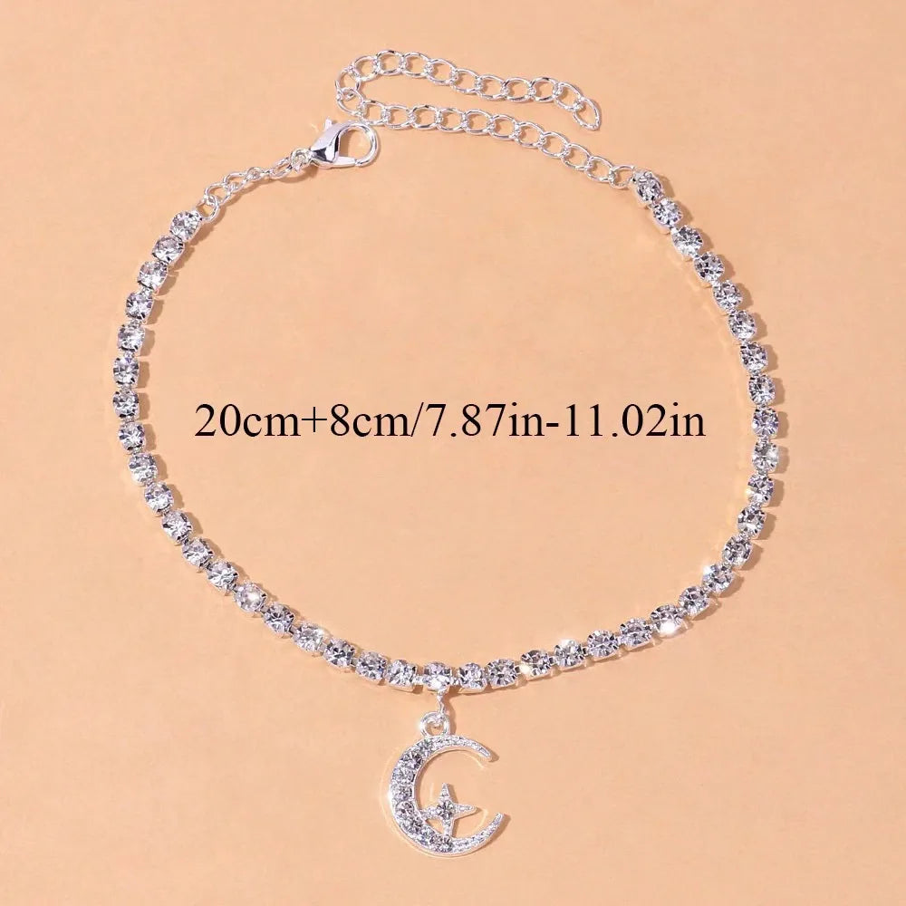 Star Moon Anklets