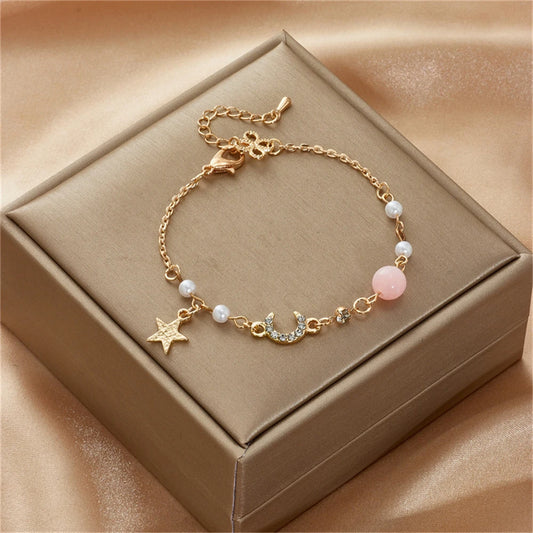 Star and Moon Bracelet