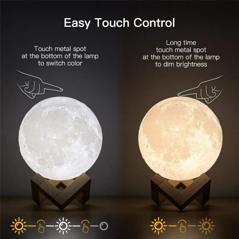 3D Moon Lamp